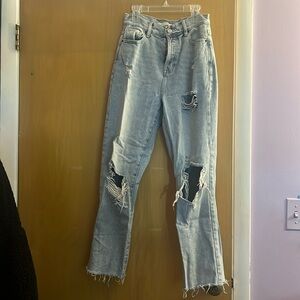 Pacsun High Rise Straight Jeans- Size 25